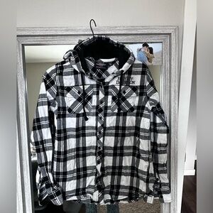 Women’s Harley-Davidson vintage flannel with hood